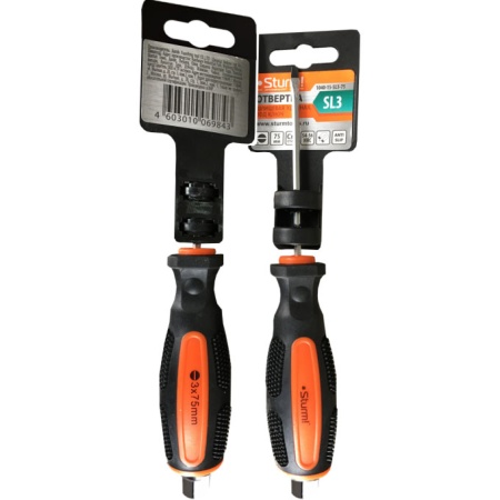 Отвертка шлицевая STURM 1040-15-SL3-75, 1040-15-SL3-75 Отвертка шлицевая STURM 1040-15-SL3-75