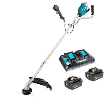 Триммер аккумуляторный Makita DUR369AZ + 191L75-3 (BL1850B (2шт) + ЗУ DC18RD), DUR369AZ + 191L75-3 Триммер аккумуляторный Makita DUR369AZ + 191L75-3 (BL1850B (2шт) + ЗУ DC18RD)