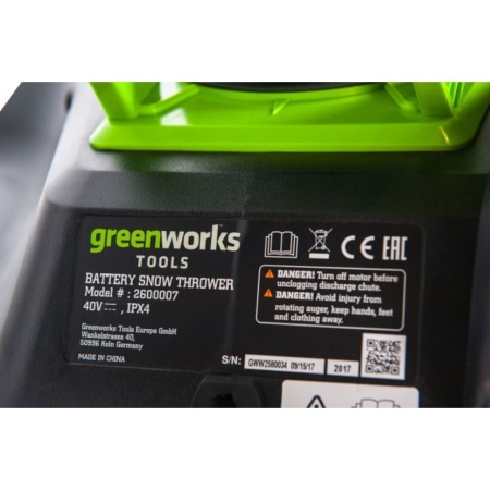   GREENWORKS GD40ST (40V, 51 , ,    ) 2600007