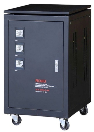 Стабилизатор напряжения РЕСАНТА АСН-60000/3-ЭМ + Мультиметр РЕСАНТА YX360TRN, 63/4/10 Стабилизатор напряжения РЕСАНТА АСН-60000/3-ЭМ + Мультиметр РЕСАНТА YX360TRN