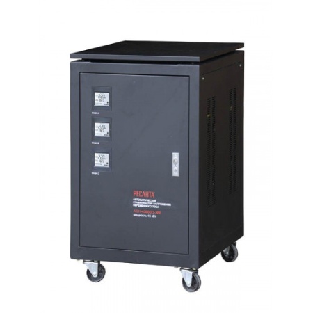 Стабилизатор напряжения РЕСАНТА АСН-45000/3-ЭМ, 63/4/14 Стабилизатор напряжения РЕСАНТА АСН-45000/3-ЭМ