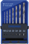 Набор сверл по дереву Dremel (7шт) 0,8/1,2/1,6/2,0/2,4/2,8/3,2мм 2615062832, 2615062832 Набор сверл по дереву Dremel (7шт) 0,8/1,2/1,6/2,0/2,4/2,8/3,2мм 2615062832