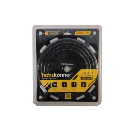 Диск для триммера 255хТ36х25,4мм Ultra Light HANSKONNER H8952D-1003, H8952D-1003 Диск для триммера 255хТ36х25,4мм Ultra Light HANSKONNER H8952D-1003