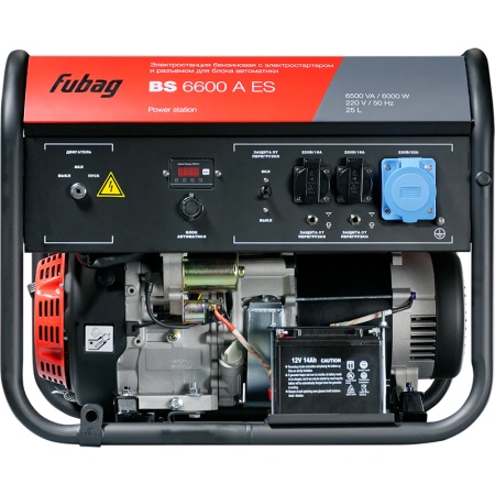 Бензогенератор FUBAG BS 6600 A ES, 838757 Бензогенератор FUBAG BS 6600 A ES