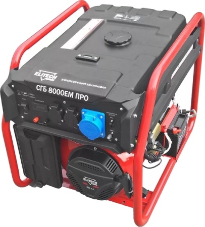 Бензогенератор Elitech СГБ 8000EМ ПРО, СГБ 8000EМ ПРО (E0101.013.00) Бензогенератор Elitech СГБ 8000EМ ПРО