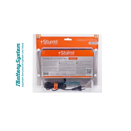 Зарядное устройство STURM SBC20M (1BatterySystem18V, 4,5А, двухпостовое), SBC20M Зарядное устройство STURM SBC20M (1BatterySystem18V, 4,5А, двухпостовое)