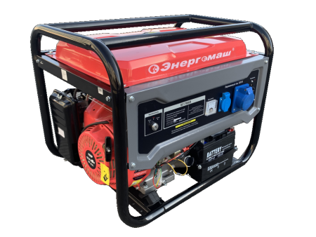 Генератор бензиновый ЭНЕРГОМАШ БГ-7500Э, БГ-7500Э Генератор бензиновый ЭНЕРГОМАШ БГ-7500Э