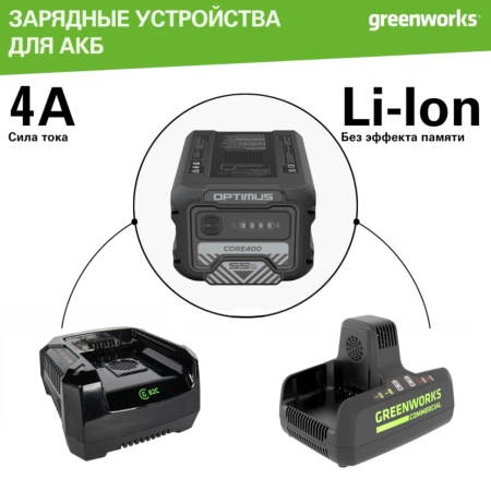  Greenworks 82 , 5.5 / CORE400 (2960807)