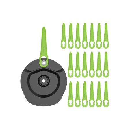 Нож пластиковый для триммера с диском для 2113307SA (20шт) GREENWORKS (2963507), 2963507 Нож пластиковый для триммера с диском для 2113307SA (20шт) GREENWORKS (2963507)