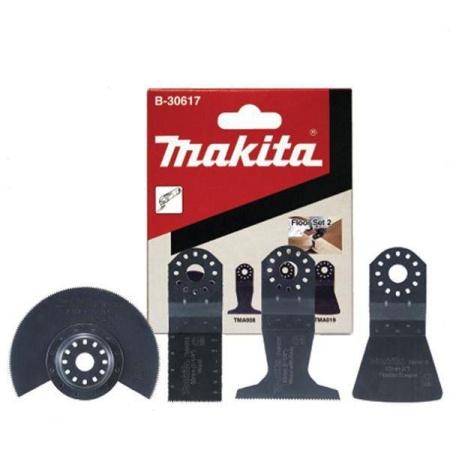 Набор насадок 4 шт. для многофункционального инструмента Makita B-30617, B-30617 Набор насадок 4 шт. для многофункционального инструмента Makita B-30617