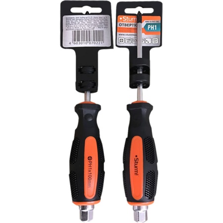 Отвертка крестовая STURM 1040-15-PH1-100, 1040-15-PH1-100 Отвертка крестовая STURM 1040-15-PH1-100