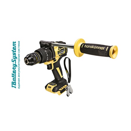 ���������� ������� Hanskonner HCD18165BL (1BatterySystem18V, �����������, ��� ��� � ��)