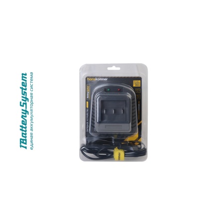 Зарядное устройство HANSKONNER для аккумуляторов 1BatterySystem18, 18В, 4A (HBC2004), HBC2004 Зарядное устройство HANSKONNER для аккумуляторов 1BatterySystem18, 18В, 4A (HBC2004)