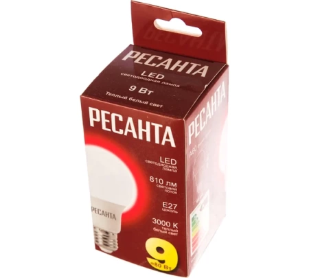    LL-R-A60-9W-230-3K-E27