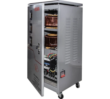 Стабилизатор напряжения РЕСАНТА АСН-30000/3-Ц, 63/4/18 Стабилизатор напряжения РЕСАНТА АСН-30000/3-Ц