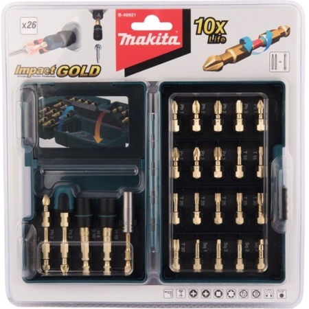 Набор бит 26 шт Makita Impact Gold B-49921, B-49921 Набор бит 26 шт Makita Impact Gold B-49921