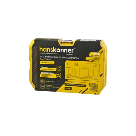    10-24, 1/2", CrMo,  10  HANSKONNER (HK1045-18-1/2L)