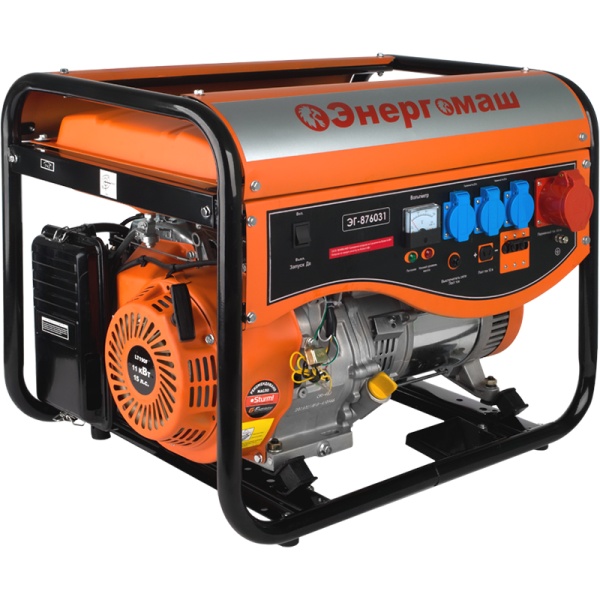 Бензогенератор ЭНЕРГОМАШ ЭГ-876031 Бензогенератор ЭНЕРГОМАШ ЭГ-876031