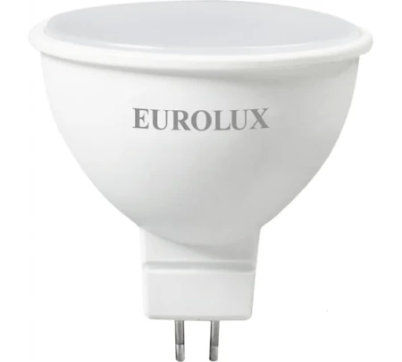 Лампа светодиодная EUROLUX LL-E-MR16-7W-230-2,7K-GU5.3, 76/2/23 Лампа светодиодная EUROLUX LL-E-MR16-7W-230-2,7K-GU5.3