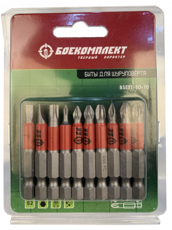   (PH/PZ/SL/TORX, 50 , 10/)   BSET1-50-10