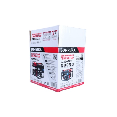 Генератор бензиновый SUNREKA G3500EAX (3,5кВт, 1-Ф, электростартер) 211002, 211002 Генератор бензиновый SUNREKA G3500EAX (3,5кВт, 1-Ф, электростартер) 211002