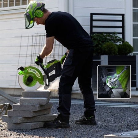 Бетонорез аккумуляторный GREENWORKS 82PC14 (82V, 4,3кВт, 350мм, без АКБ И ЗУ) 1501307, 1501307 Бетонорез аккумуляторный GREENWORKS 82PC14 (82V, 4,3кВт, 350мм, без АКБ И ЗУ) 1501307