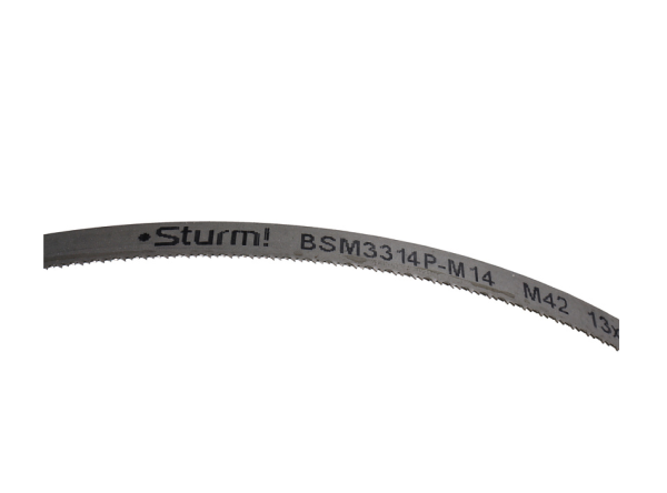 Полотно по металлу STURM BSM3314P-M14 для BSM3314P, 1141x13x0,65 мм, 14 TPI, блистер, BSM3314P-M14 Полотно по металлу STURM BSM3314P-M14 для BSM3314P, 1141x13x0,65 мм, 14 TPI, блистер
