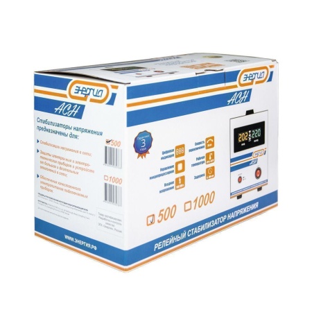 Стабилизатор напряжения Энергия АСН-500 (Е0101-0112), Е0101-0112 Стабилизатор напряжения Энергия АСН-500 (Е0101-0112)