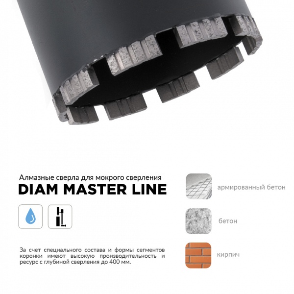 ������� �������� ��� ����������� ����� 300x400�17x1,1/4UNC (������� ����) Diam Master Line (312024)