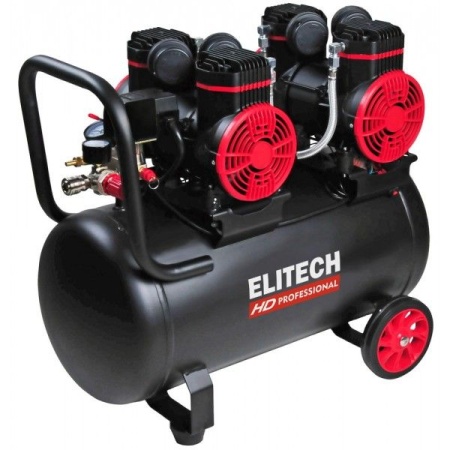 Компрессор Elitech HD ACF 500-50S (безмасляный, малошумный), ACF 500-50S Компрессор Elitech HD ACF 500-50S (безмасляный, малошумный)