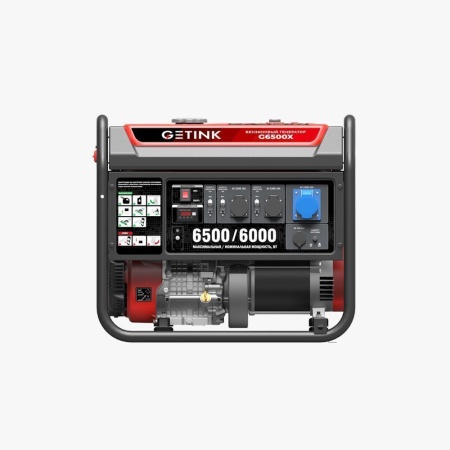 Генератор бензиновый GETINK G6500X, 11005 Генератор бензиновый GETINK G6500X
