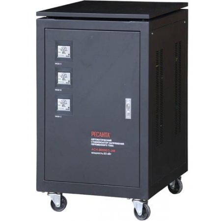 Стабилизатор напряжения РЕСАНТА АСН-80000/3-ЭМ, 63/4/15 Стабилизатор напряжения РЕСАНТА АСН-80000/3-ЭМ