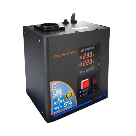 Стабилизатор напряжения Энергия VOLTRON-1000 (5%) Е0101-0154, Е0101-0154 Стабилизатор напряжения Энергия VOLTRON-1000 (5%) Е0101-0154