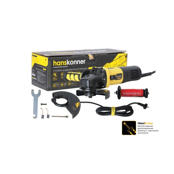 УШМ Hanskonner PLATINUM HAG15125E, HAG15125E УШМ Hanskonner PLATINUM HAG15125E