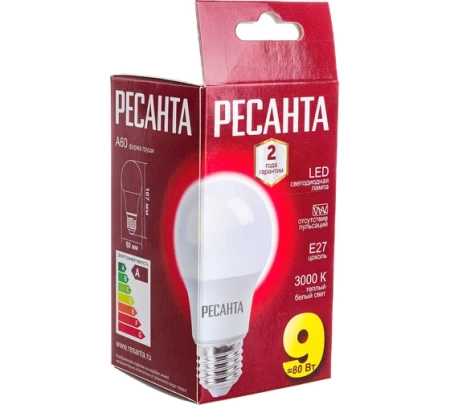    LL-R-A60-9W-230-3K-E27