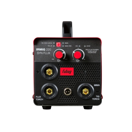 Сварочный инверторный полуавтомат Fubag IRMIG 220 SYN FLUX (10,3кВт, MIG/MMA/TIG, 5,6кг) 46652, 46652 Сварочный инверторный полуавтомат Fubag IRMIG 220 SYN FLUX (10,3кВт, MIG/MMA/TIG, 5,6кг) 46652