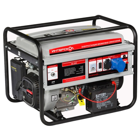Бензогенератор ИНТЕРСКОЛ ЭБ-5500, 285.1.0.00 Бензогенератор ИНТЕРСКОЛ ЭБ-5500