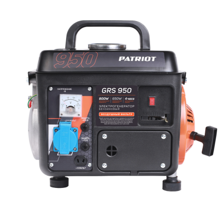 Генератор бензиновый PATRIOT GRS 950 (476102219), 476102219 Генератор бензиновый PATRIOT GRS 950 (476102219)