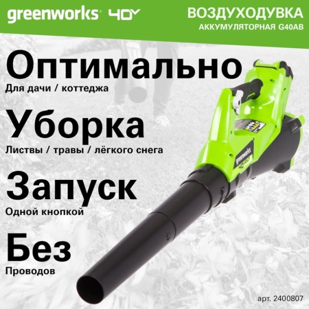   Greenworks G40AB (   ) 2400807