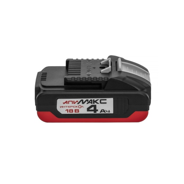 Аккумулятор ИНТЕРСКОЛ 18В, 4А/ч, Li-lon, с индикацией заряда АПИМАКС-4/18И (2400.104), 2400.104 Аккумулятор ИНТЕРСКОЛ 18В, 4А/ч, Li-lon, с индикацией заряда АПИМАКС-4/18И (2400.104)