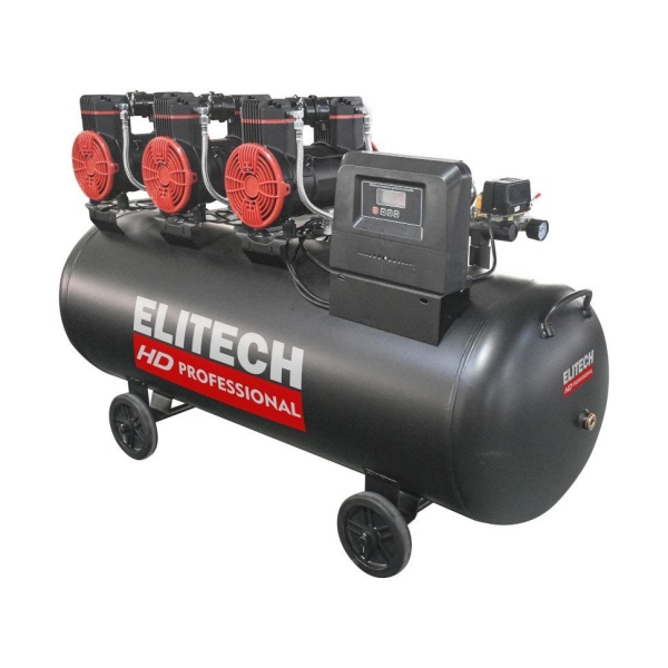 Компрессор Elitech HD ACF 900-200S (безмасляный, малошумный), ACF 900-200S Компрессор Elitech HD ACF 900-200S (безмасляный, малошумный)