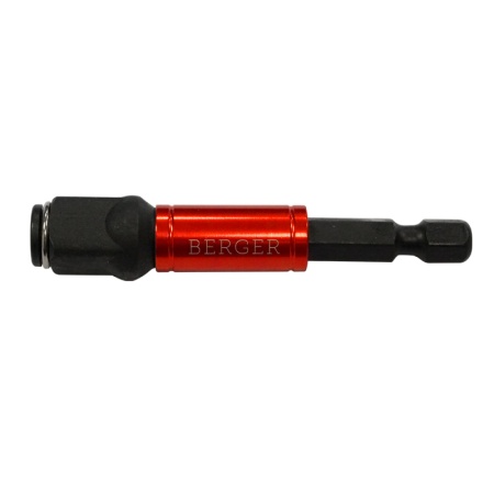 Адаптер универсальный 2в1 BERGER BG2192 для торцевых головок 3/8" и бит 1/4" с вращ. гильзой 65 мм , BG2192 Адаптер универсальный 2в1 BERGER BG2192 для торцевых головок 3/8" и бит 1/4" с вращ. гильзой 65 мм