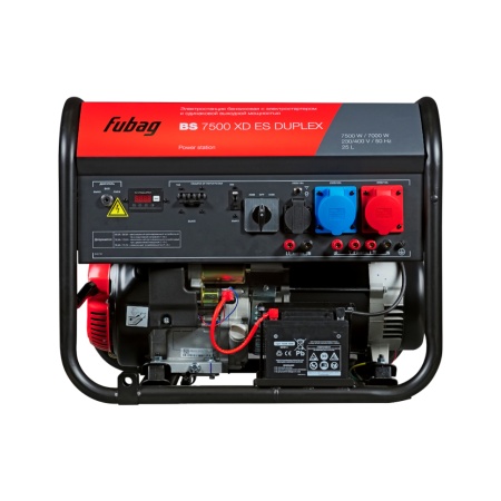 Генератор бензиновый FUBAG BS 7500 XD ES Duplex (46712), 46712 Генератор бензиновый FUBAG BS 7500 XD ES Duplex (46712)