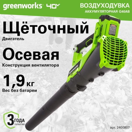   Greenworks G40AB (   ) 2400807