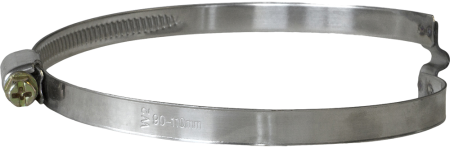 Хомут червячный с мостиком (90-110 мм) JET SH090-110, SH090-110 Хомут червячный с мостиком (90-110 мм) JET SH090-110