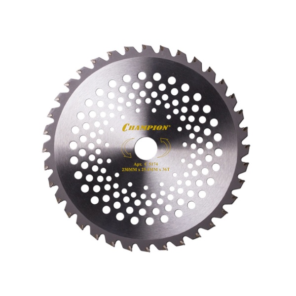 Диск для триммера 230x25.4мм, 36 зубов Dragon (SRM-2305SI,SRM-2655SI) CHAMPION (C5174), C5174 Диск для триммера 230x25.4мм, 36 зубов Dragon (SRM-2305SI,SRM-2655SI) CHAMPION (C5174)