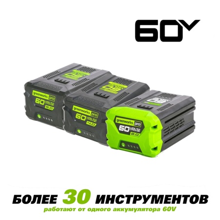 ������� �������������� Greenworks GD60BCB (60V, 40 ��, ��� ��� � ��) 2108407