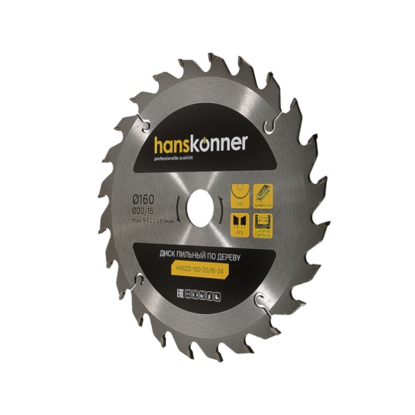 ���� ������� �� ������ 160x20/16 ��, 24 ���� Hanskonner (H9022-160-20/16-24)