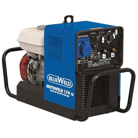 Бензогенератор-сварочник инверторный BLUEWELD MOTOWELD 174 CE, 815809 Бензогенератор-сварочник инверторный BLUEWELD MOTOWELD 174 CE