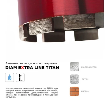    .  DIAM 200450151,1/4UNC Extra Line Titan () (313006)